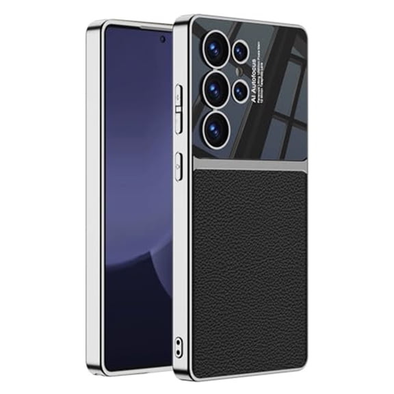 Case For Samsung Galaxy S26 Ultra, PU Leather Shell With Scratch-Resistant Camera Protective Wireless Charging Cover