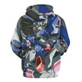 thumbnail image 3 of Mobile Suit Gundam Hoodie 3D Print Pullover Hooded Long Sleeve Sweatshirts Tops Blouse with Pocket for Mens Womens, 3 of 8