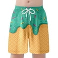 thumbnail image 2 of SHenli Swimming Trunks for Boys Cartoon Dinosaur Beach Shorts High Stretch Quick Drying Baby Boy Swimsuit Boys Swim Shorts Swim Trunks Junior Beach Trunks, 2 of 5
