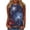 I-Multicolor, variant on Red White and Blue Tank Top Red White and Blue Tank Tops Fourth of July Tank Women Patriotic Top Women Women's Casual Independence Day Sleeveless Round Neck Tops