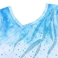 thumbnail image 5 of BAOHULU Sparkle Diamond Gymnastics Leotards for Girls Long Sleeve Blue Dancewear, 5 of 6