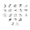 thumbnail image 1 of Plantillas de caras de carnaval Yuyangstore pintura FACIAL 20 piezas media cara, 1 of 8