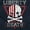 Navy, variant on Liberty Death Skull Crossbones Flag Men's Graphic T Shirt Tees Brisco Brands S