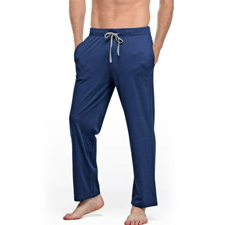 

Men Pajama Pants Lightweight Loose Soft Skin Friendly Sleep Bottoms Yoga Pants