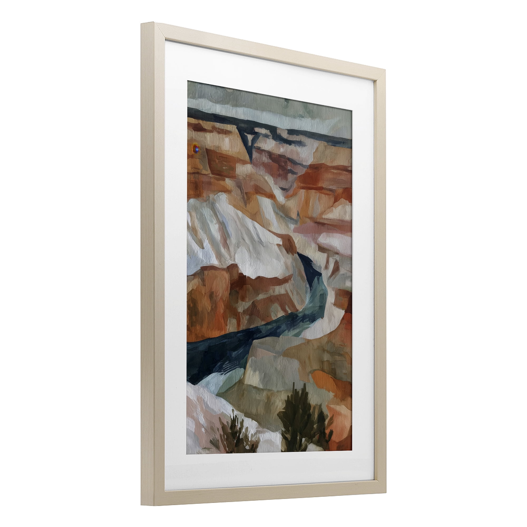 Stupell Industries Canyon Rim Textures Impression Birch Framed Print Under Glass, design by Chromatic Storm Studio