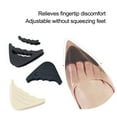 thumbnail image 4 of Adjustable Toe Inserts for Women & Men, Breathable Comfort Memory Foam Toe Filler, Prevents Slipping & Foot Pain, Perfect for Big Shoes (2 Pair, Black & Skin Color), 4 of 8
