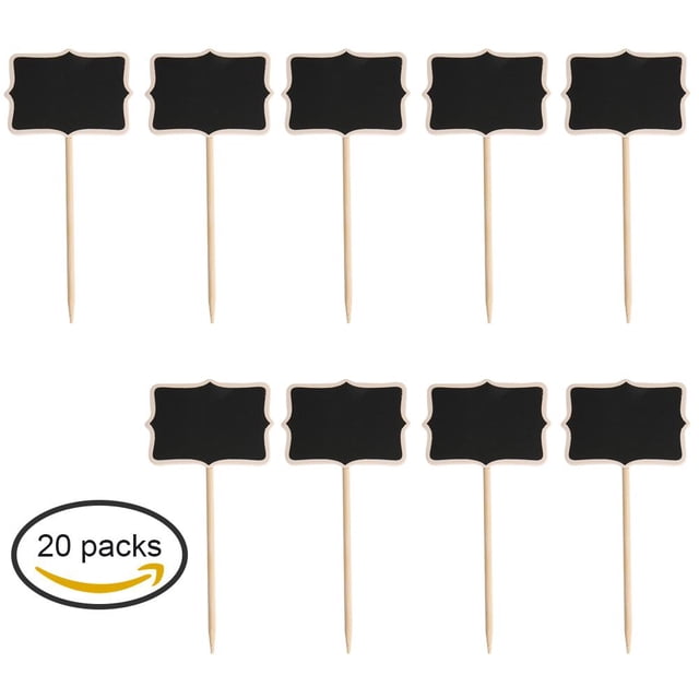 Mini pizarra Retangle Blackboard con soporte Wedding Place Card 100pcs Hugtrwg Para estrenar