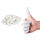 thumbnail image 5 of 200 Unidades De Dediles Desechables De Látex Estáticos, Puntas De Goma Blancas, Guantes Protectores Para Los Dedos, 5 of 7