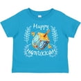 thumbnail image 3 of Inktastic Happy Hanukkah Dreidel and Laurels Boys or Girls Toddler T-Shirt, 3 of 5