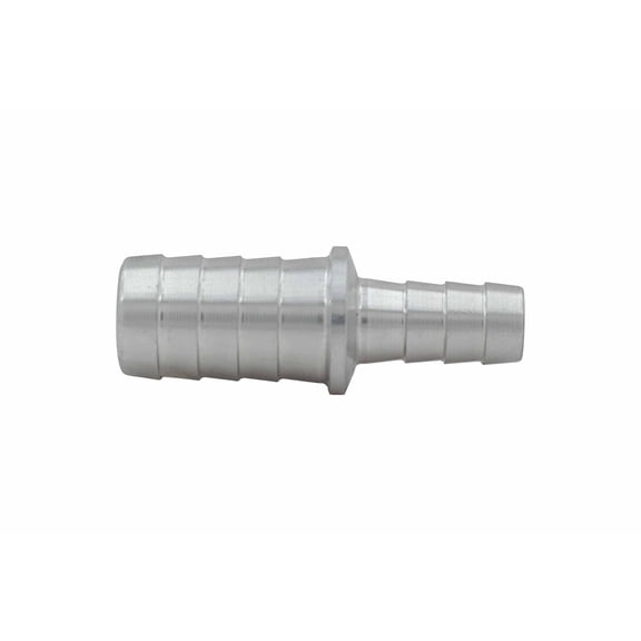 ICT Billet 1/2" to 5/16" Inch Hose Barb Splice Coupler Repair Connector Fitting Adapter Connector Radiator Coolant Intercooler Fluid Fitting Designed & Manufactured in USA Bare Aluminum AN627-08-05A