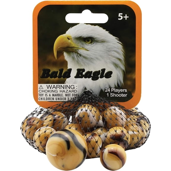 Marble Nets Assorted 5 Pack - Random Nets Contain 1 Shooter and 24 Player Marbles Each - 125 Total Marbles