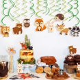 thumbnail image 1 of 30 piezas de decoraciones para fiestas de cumpleaños con animales del bosque, 1 of 5