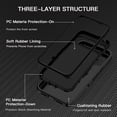 thumbnail image 4 of Petocase for Google Pixel 10/10 Pro Case (2025),Rugged Heavy Duty Shockproof Dust/Drop Proof Phone Case for Google Pixel 10/10 Pro,Black, 4 of 8