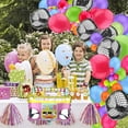 thumbnail image 2 of 119pcs Atmosphere Disco Party DIY Balloon Kit Indoor Outdoor 80s 90s Decor Retro, 2 of 9