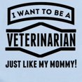 thumbnail image 2 of CafePress - Veterinarian Just Like My Mommy Body Suit - Baby Light Bodysuit, Size Newborn - 24 Months, 2 of 4