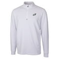 thumbnail image 2 of Men's Cutter & Buck  White Philadelphia Eagles Traverse Stretch Quarter-Zip Top, 2 of 3