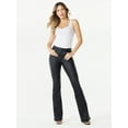 thumbnail image 2 of Sofia Jeans Women's Melisa Flare High Rise Coated Pants, 33.5" Inseam, Sizes 2-20, 2 of 6