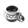 thumbnail image 4 of Rhodium Plated 925 Sterling Silver 3D Western Pottery Charm, 4 of 5
