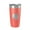 Coral, variant on Paulina Lake Map Tumbler Travel Mug Insulated Laser Engraved Coffee Cup Oregon 20 oz Coral