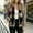 Brown, variant on Hooded Sherpa Fleece Jackets for Women Winter Plaid Full-Zip Outerwear Jackets Long Sleeve with Pockets Warm Coats