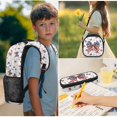 thumbnail image 5 of HUIACONG USA Star Bow Kids Backpack Set for Girls with Lunch Box Insulated Water Bottle 4Pcs Backpack and Water Bottle Cover with Padded Strap for Girl Kid Students Elementary Middle School Age 8-12, 5 of 7