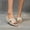 Beige, variant on WIZUTIZ Womens Shower Shoes Walking Comfort Vintage Sandals Women Summer High Heel Sandals Wedge Sandals Shower Shoes Knitted BOHO Beach Shower Shoes Outdoor Non-Slip Sandals Mom Christmas Gifts