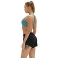 thumbnail image 4 of icyzone Padded Strappy Sports Bra Yoga Tops Activewear Workout Clothes for Women, 4 of 5