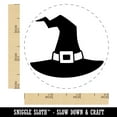 thumbnail image 2 of Stylized Witch Hat Halloween Self-Inking Rubber Stamp Ink Stamper - Red Ink - Small 3/4 Inch, 2 of 7