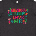 thumbnail image 4 of Inktastic Grandma Grandpa Love Me Girls Youth T-Shirt, 4 of 5