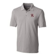 thumbnail image 2 of Men's Cutter & Buck  Gray Frisco RoughRiders Big & Tall DryTec Forge Stretch Polo, 2 of 3