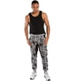 thumbnail image 4 of Vibes Men's Relaxed Fit Printed Fleece Jogger Sweat Pants, 4 of 5
