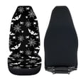 thumbnail image 6 of XYZCANDO Vehicle Interior Cushion Protector Halloween Spider Bat 2 Pack Car Seat Covers Soft Truck Van SUV Easy to Install Breathable Car Front Seat Covers, 6 of 10
