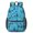 Police and Megaphone Blue Pattern, variant on Police and Megaphone Blue Pattern 17" Waterproof Oxford School Backpacks for Teens, S-Shape Padded Straps, for School, Travel, Hiking, Camping