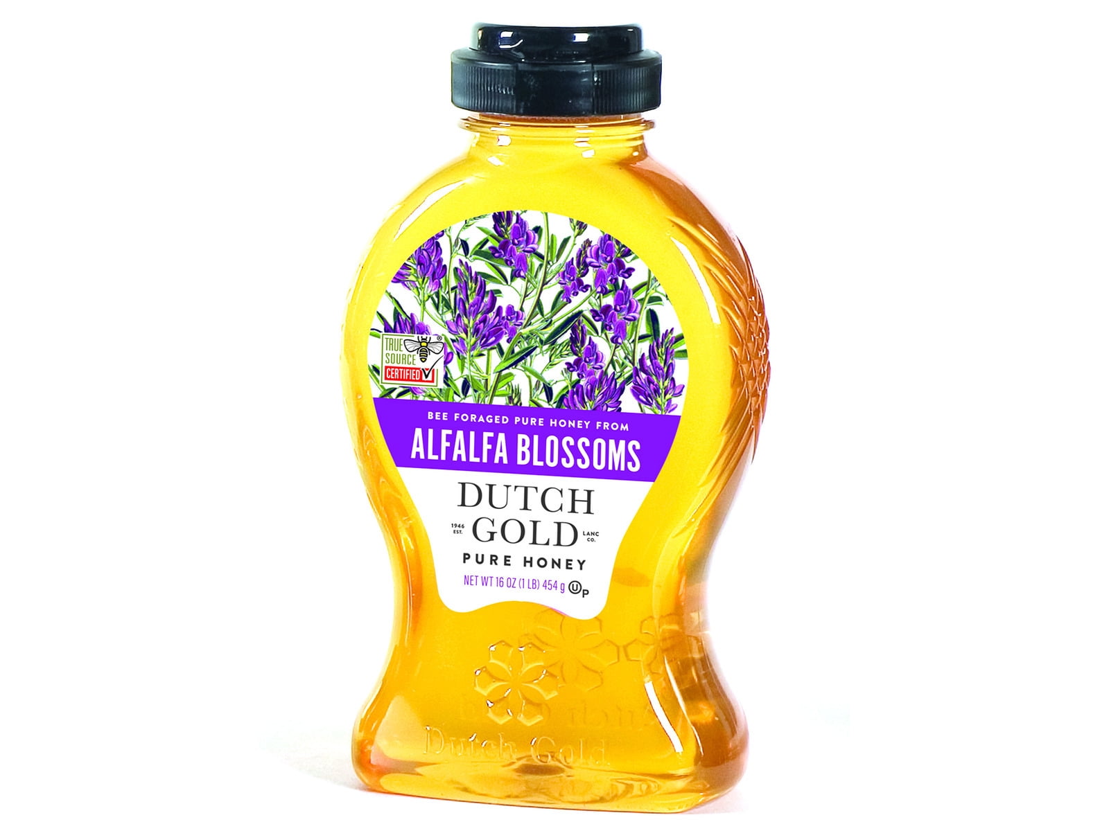 Dutch Gold Pure Alfalfa Blossom Honey, True Source Certified Product of