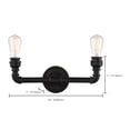 thumbnail image 2 of Nuvo 60-5792 - Koncept 2-Light Vanity; Antiqued Bronze Finish, 2 of 2