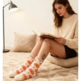 thumbnail image 2 of Fuzzy Socks for Women Fluffy Cozy Slipper Socks Fall Socks Gifts, 2 of 6