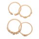 thumbnail image 5 of FENGGUIQU 4Ud Anillos Para Mujer En Metal Dorado Estilo Delicado Ideales Para Regalos En Ocasiones Especiales, 5 of 7