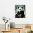 thumbnail image 3 of Wuche Vintage Wall Decor Love Panda Vintage Signs Really Loved Pandas Signs Panda Art Print Panda Wall Decor Tin Sign for Man Cave, 3 of 5