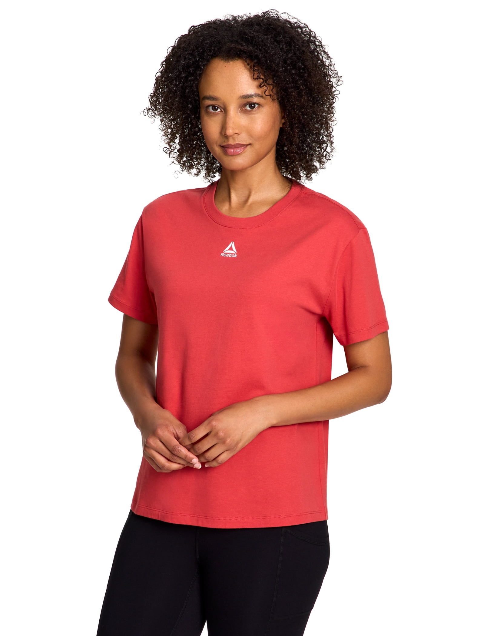Reebok Women's Embroidered Essence Short Sleeve Tee, Sizes XS - XXXL