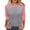 Grey, variant on Breezora Womens 3 4 Sleeve Color Block T Shirt Casual Summer Tees Loose Fit Raglan Top Blouses