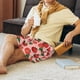 thumbnail image 5 of Fotbe Tomatoes Pantalones Cortos de Pijama para Hombre, Ropa de Dormir, Pantalones de Pijama Cortos para Hombre-4X-Large, 5 of 6