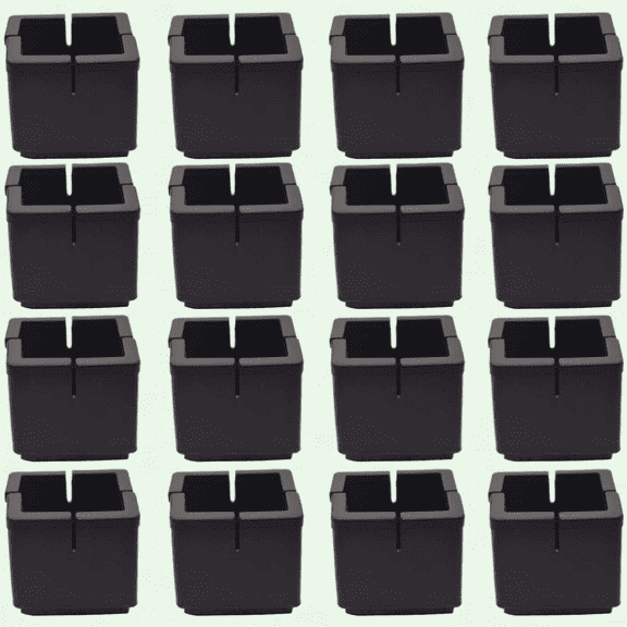 16Pcs Chair Leg Caps, Non-Slip Rubber Floor Protectors for Furniture, 3/4 Inches