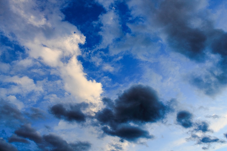 Dark Clouds Before The Rain Storm Clouds Sky-20 Inch By 30 ...