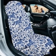 thumbnail image 2 of Bulopur Blue Horse Floral Front Car Seat Cover Towel for Men Decorative Car Seat Protector with Storage Bag for Vacation Running Portable Fit SUV Sedan Truck 1pcs, 2 of 7