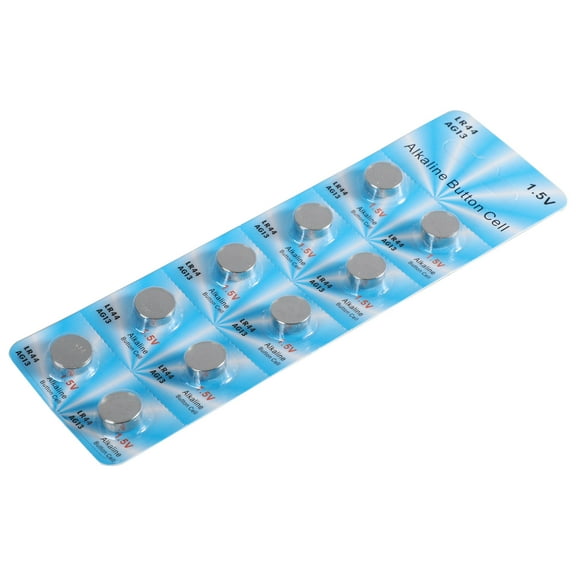 Acahhotxx LR44 AG13 buttons, 10PCS LR44 AG13 1.5V Button Coin Cell Batteries A76 357 357A LR1154 SR1154 SR44 For Toy, Watches, Games