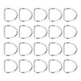 thumbnail image 3 of Small D Rings, Easy Assembly Electroplated  Premium Material D Rings  For Clothes For Bag For Wallet 3.8x40x30mm,4x40x30mm,4.8x40x30mm,5x40x30mm, 3 of 8