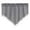 Gray, variant on Beaded Curtain for Living Room Bedroom Kitchen, Rod Pocket Valance with Triangle Tassel Trim, Semi Sheer Window Panel 51 x 24 Inch, Solid Color Decorative Swag Curtain, By PRYESS