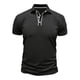 thumbnail image 4 of pstuiky camisetas para hombre, Camisa informal de manga corta con botones y cuello vuelto para hombre camisas casuales para hombre m, 4 of 6