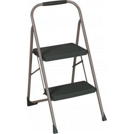 Cosco Three Step Steel Folding Step Stool with 200 lb. Load Capacity Walmart