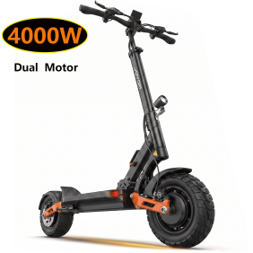 Electric Scooter for Adults,4000W Peak Dual Motors,40 MPH Max Speed, All-Terrain Tires Foldable Fast E-Scooter,50 Miles Long Range